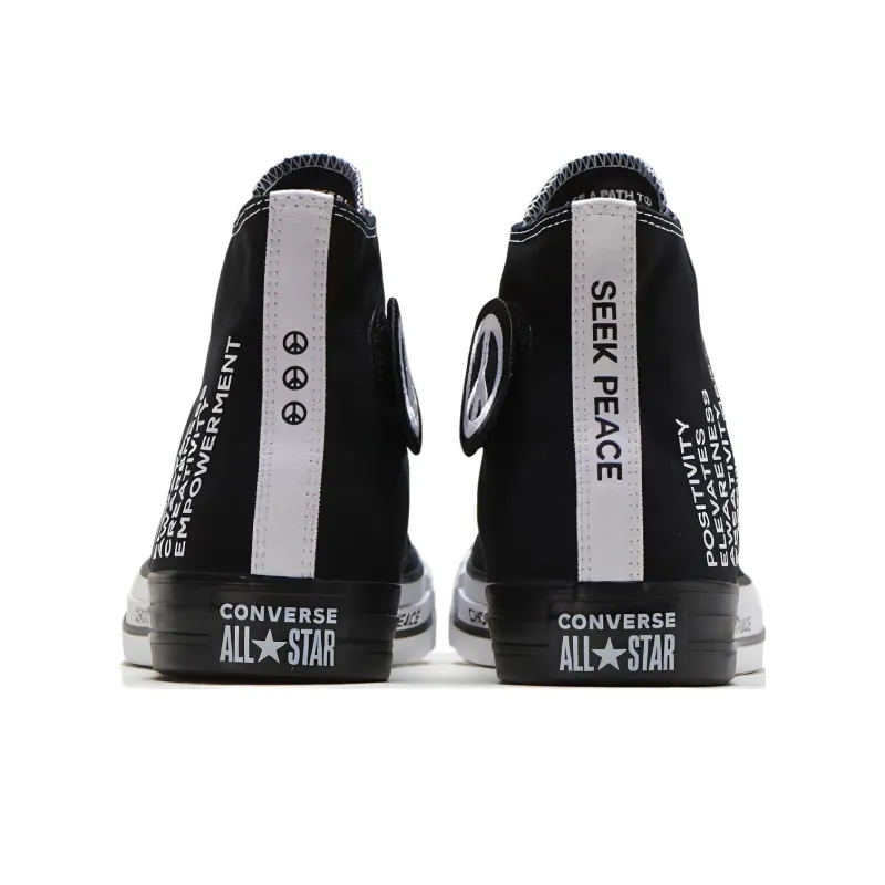 Converse Chuck Taylor All Star High 'Seek Peace Black'-3