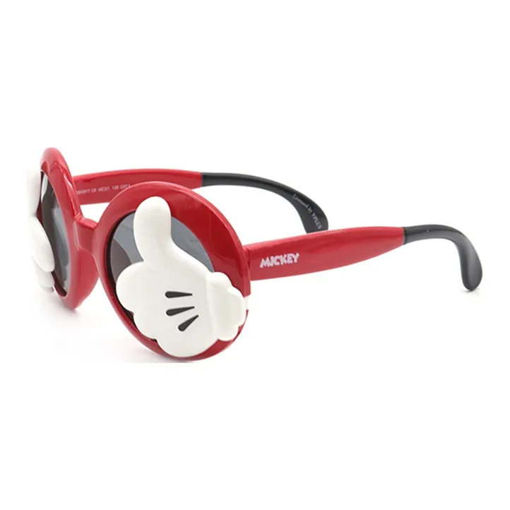 Disney Mickey Series TPEE Irregular Shape Sunglasses Kids' Pink Blue Red-0