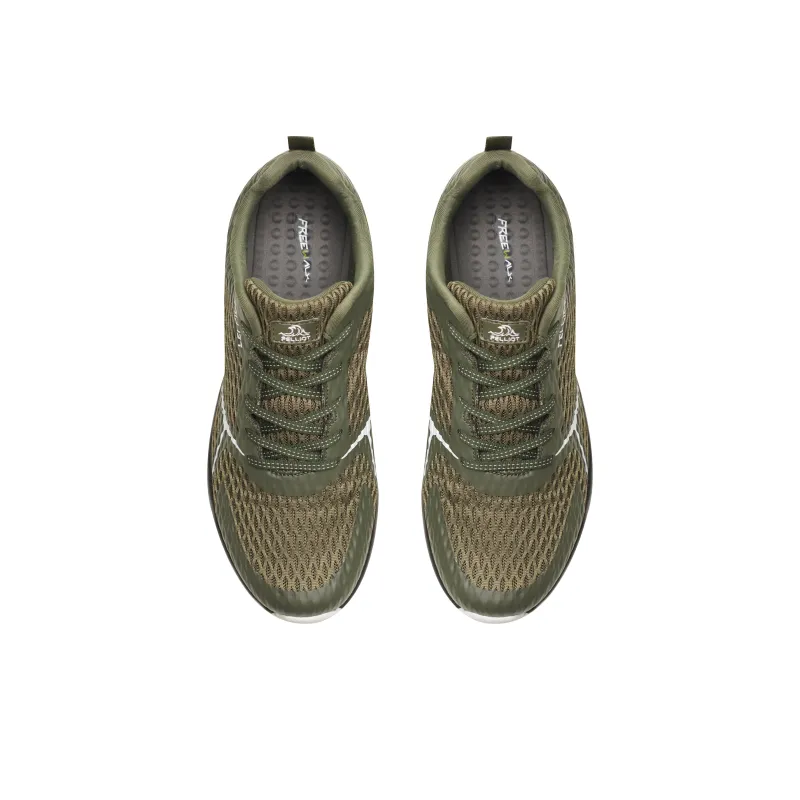 PELLIOT Cushioning Anti-Slip Wear-Resistant Breathability Mid-Top Running Shoes Unisex-3