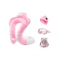 [Pink Four-Piece Set]Arm Ring Swim Ring+Swim Goggles+Swimming Cap+Swim Bag