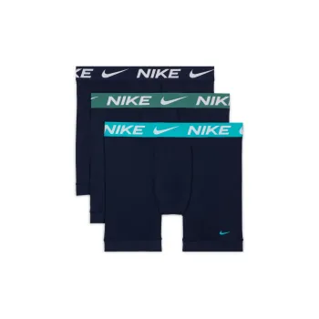 Nike Underpants Men's 3 Pack Obsidian Color/Cactus Green/White