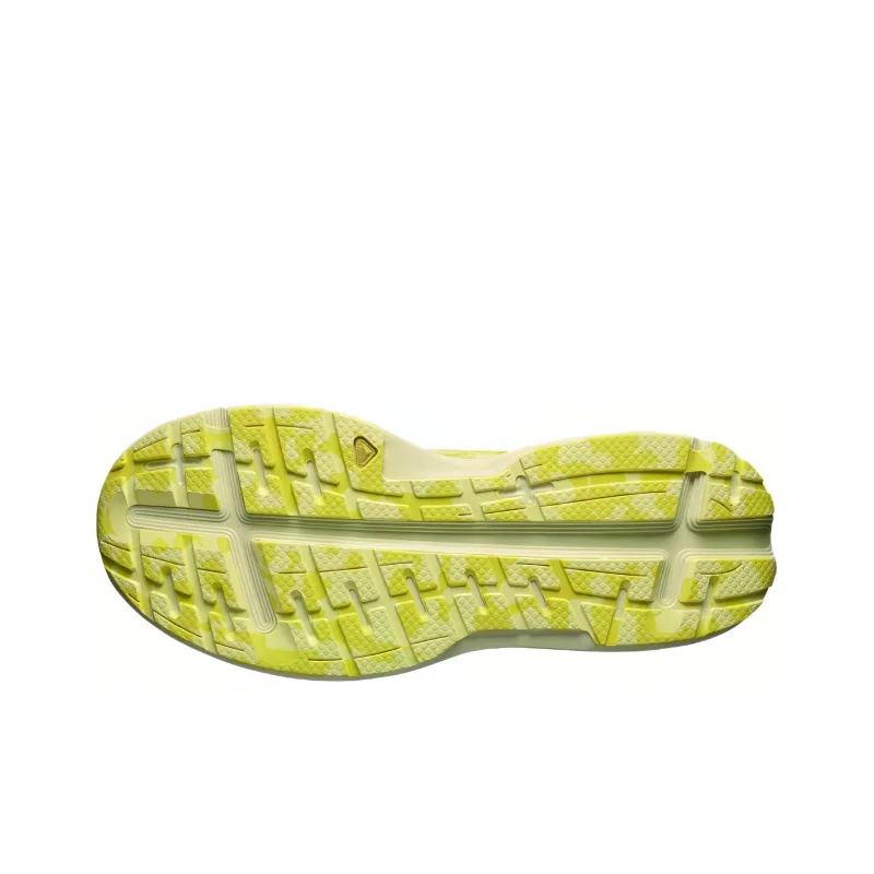SALOMON AERO GLIDE 2 Cushioning Low Top Casual Running Shoes Men's Yellow Green-5