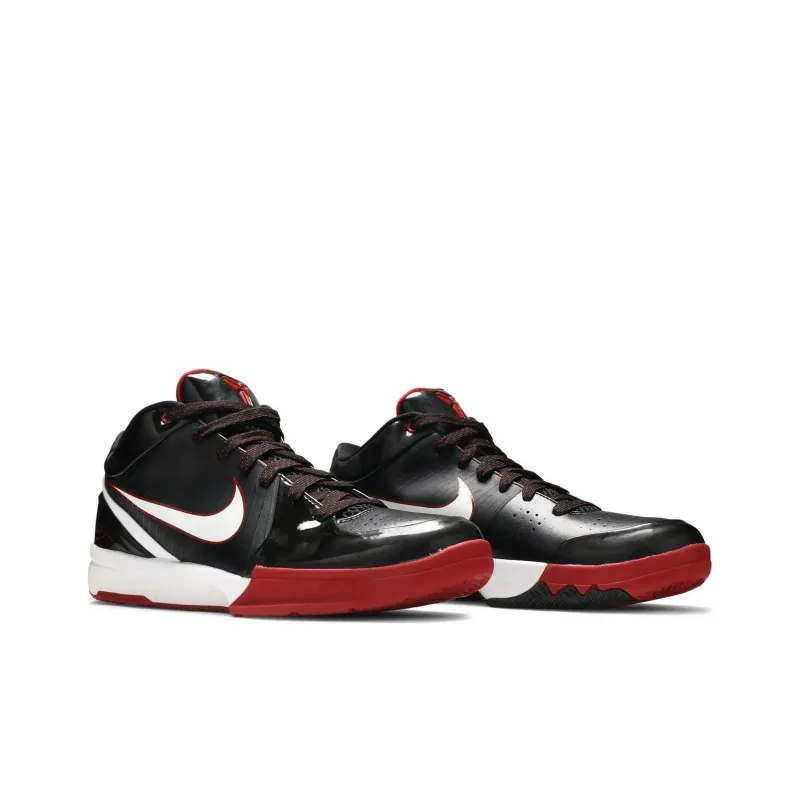 Nike Kobe 4 Black White Varsity Red-2