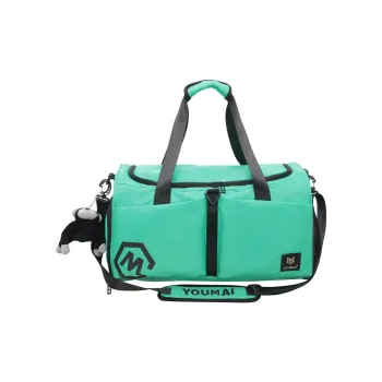 NIGEER Nylon Gym Bag Medium Size Unisex Turquoise/Army Green/Pink/Black/Red/Yellow/Blue