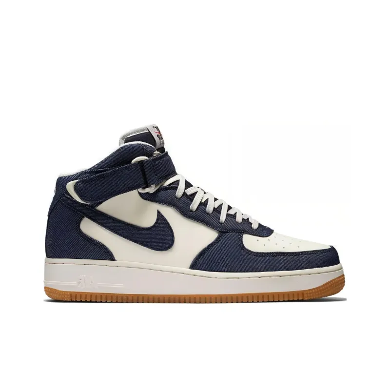 Nike Air Force 1 Mid '07 Denim Gum-1