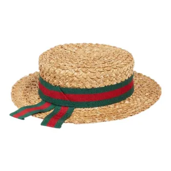 GUCCI Straw Hats & Caps Kids' Brown