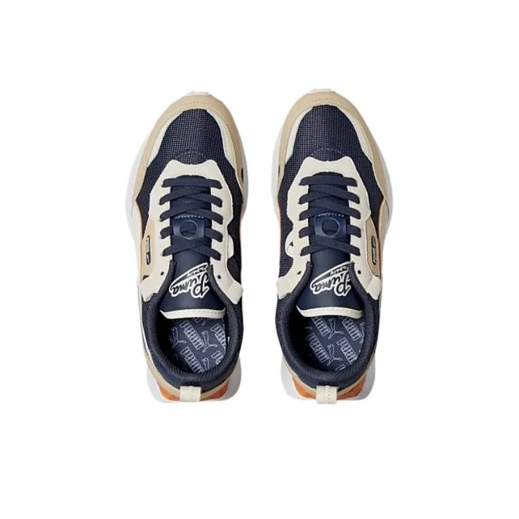 PUMA Rider FV Nyc Flagship Play Anti Slip Wear Resistant Low Top Casual Shoes Unisex Beige Black-1