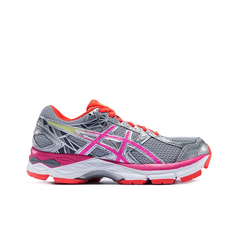 Asics Gel-Exalt 3 Anti-Slip And Wear-Resistant Breathable Low-Top Casual Running Shoes Women's Silver Pink-1