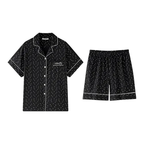 MEITENG Pajama Set Women's Black