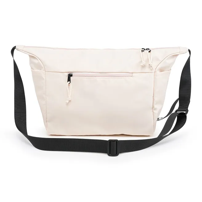 Dickies Nylon Fabric Messenger Bag Shoulder Bag Crossbody Bag Regular Unisex Black/Ecru/Red-8