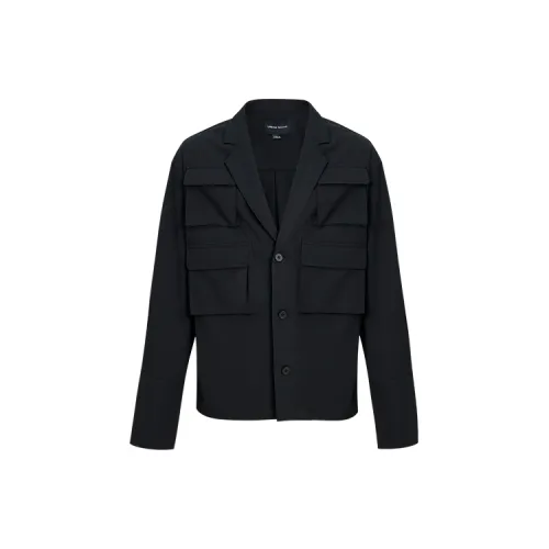 URBAN REVIVO Jackets Men Jet Black