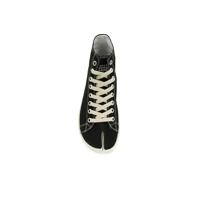 Maison Margiela Tabi High Top Stylish Skateboarding Shoes Women's Black-4