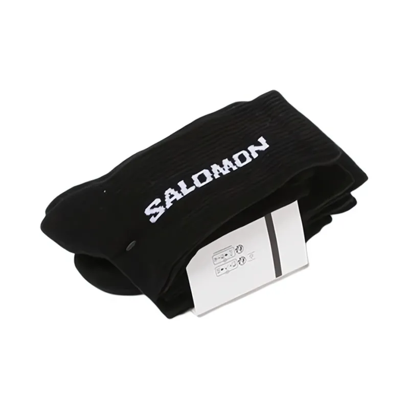 SALOMON Mid Calf Socks Men's 3 Pack Black-1