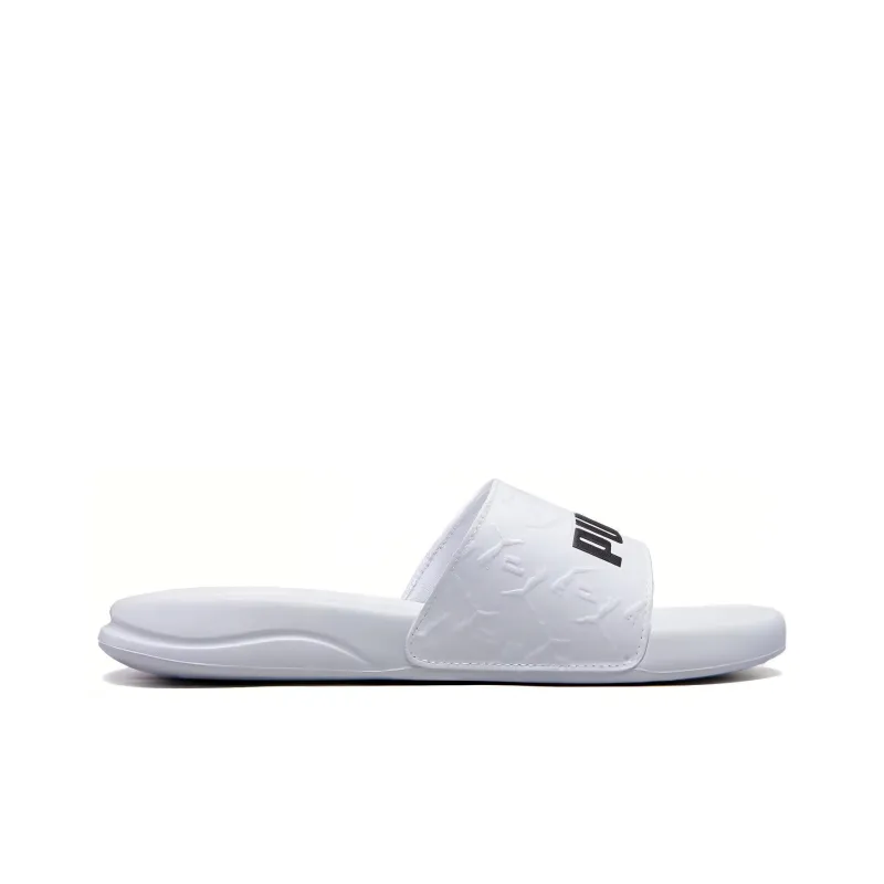 PUMA Popcat Rubber Sole Slide Slippers Unisex White-1