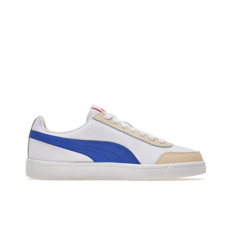 PUMA Court Legend Lo Cv Trainers 'White Blue'-1