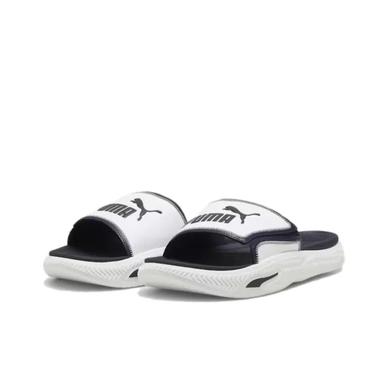 PUMA Softride Pro 24 V Slides 'White New Navy'-2
