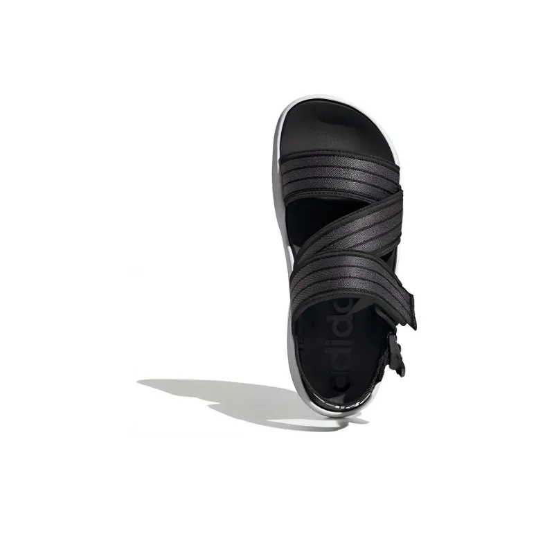 Adidas 90s Sandal Velcro Casual Black Gray White Sandals 'Black Grey White' Women's-3