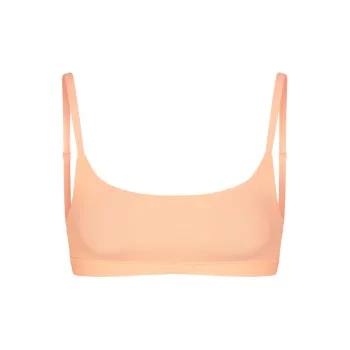SKIMS FITS EVERYBODY SCOOP BRALETTE Bra Women's 1 Pack FADED NECTAR/Faded Nectar