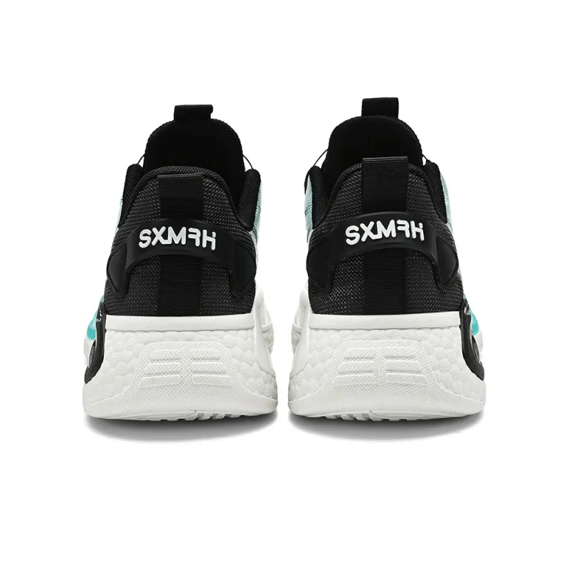 Binary Low Top Running Shoes Men's White Moon-4