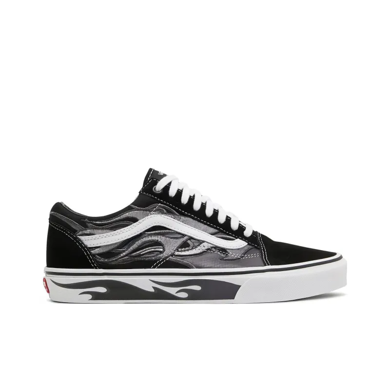 Vans A$ap Rocky X Old Skool 'Worldwide Pack Black Flames'-1