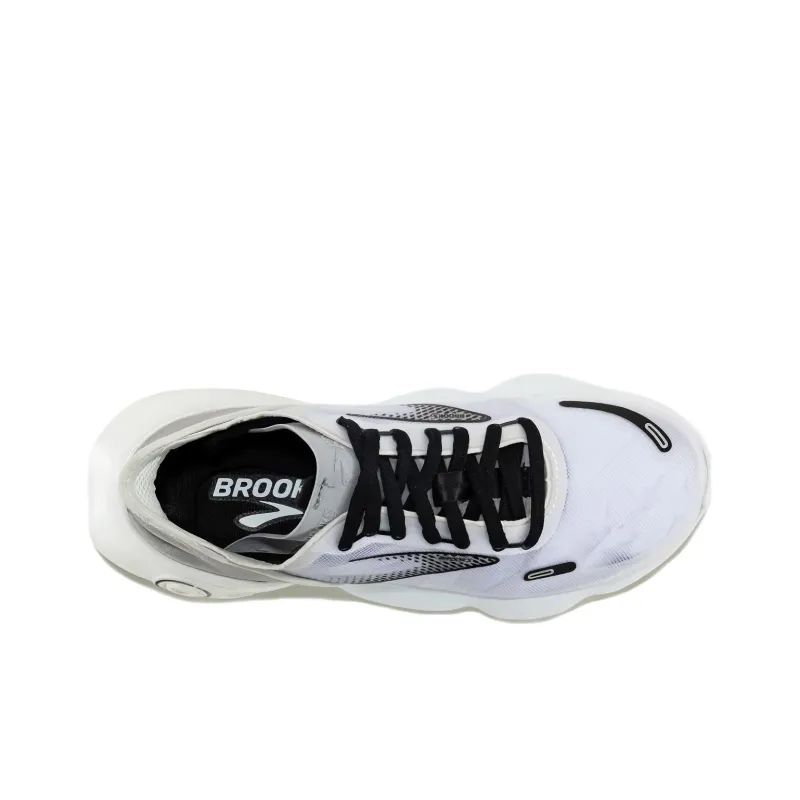 Brooks Aurora BL Anti Slip Wear Resistant Low Top Running Shoes Men's Light Gray-3