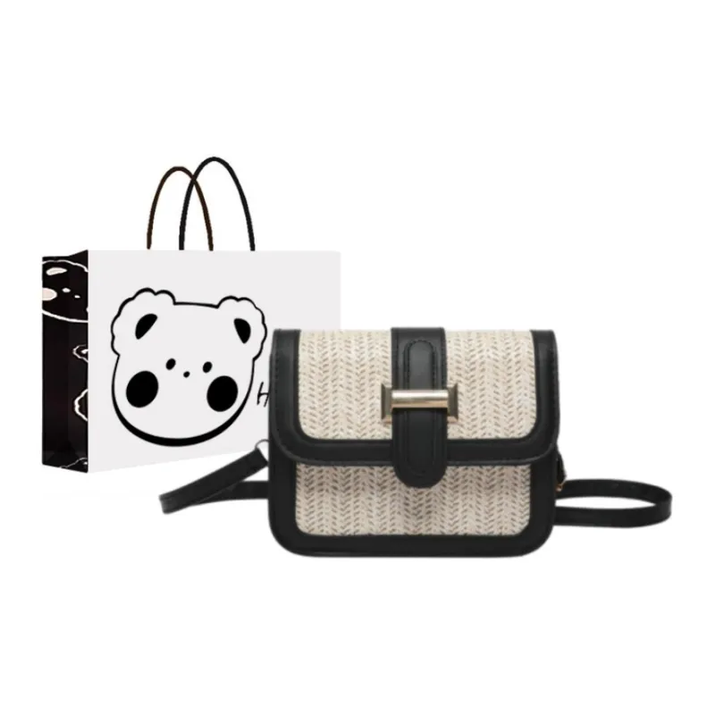 NX DOUGHNUT Pu Crossbody Bag, Shoulder Bag Regular Unisex Black/Khaki/Rose Red-6
