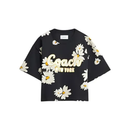 COACH T-Shirts Women's Black