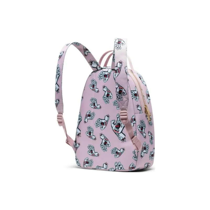 Herschel Santa Cruz Collaboration Polyester Backpack Small Size Women's Light Purple-2
