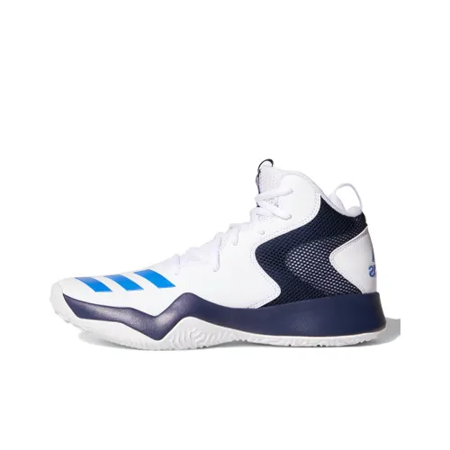 Adidas Crazy Team II Vintage Basketball Shoes Men High-Top White/Blue