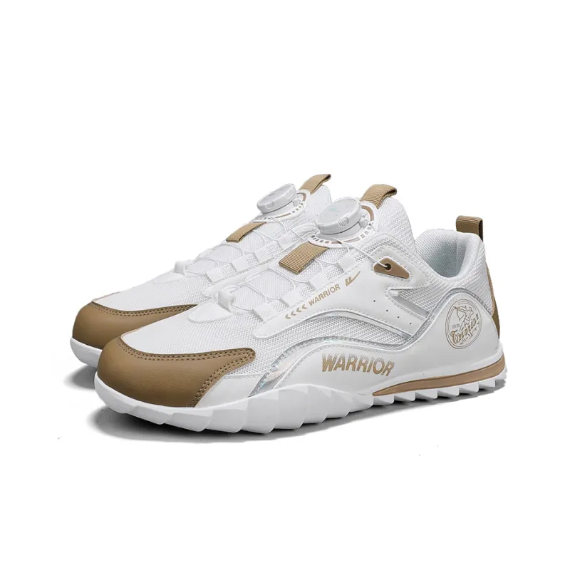 WARRIOR Casual Shoes Men Low Top White Khaki/White Khaki Blue/Beige Red Green-2