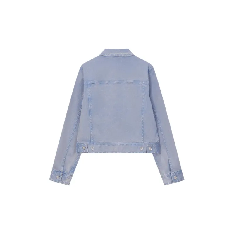 MICHAEL KORS SS24 Denim Jacket Women's Light Blue-1