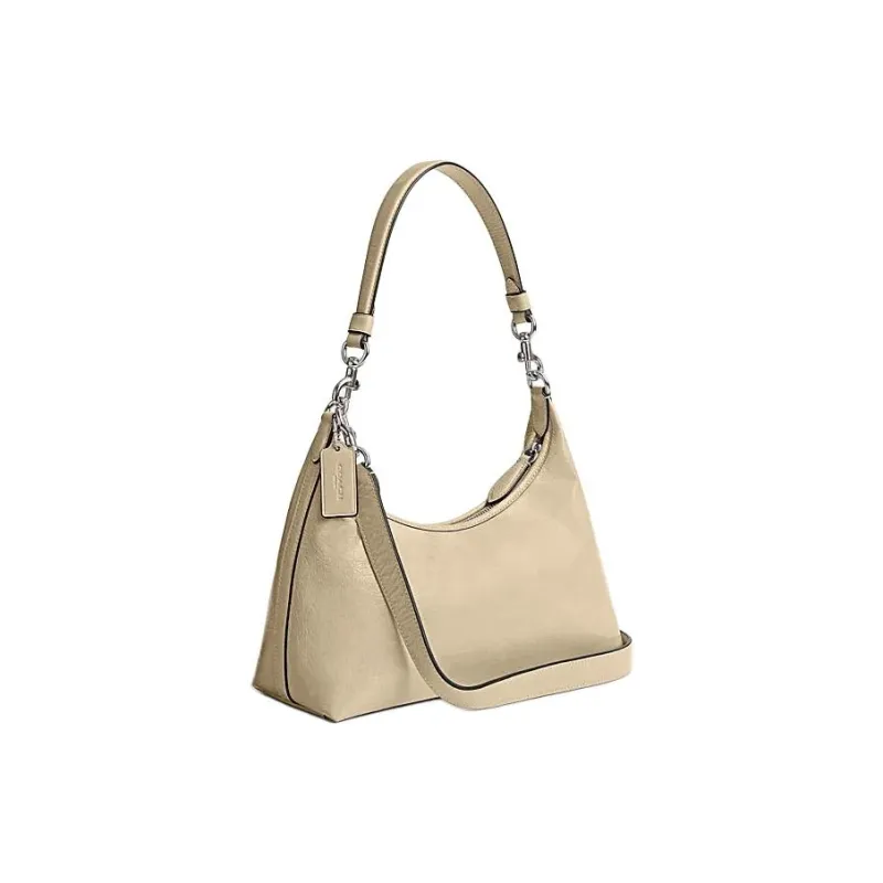 COACH Juliet Cow Leather Portable Crossbody Bag, Shoulder Bag Tubas Women's Ivory-1