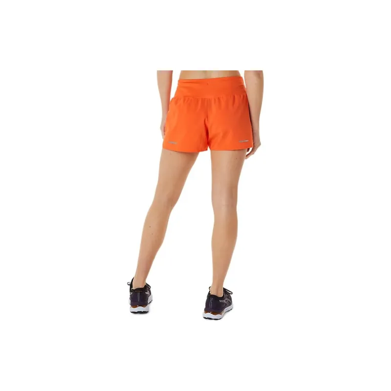 Asics Road 3.5in Short Casual Shorts Women's New Star Orange-1
