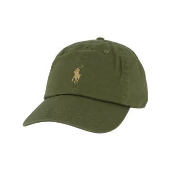 Polo Ralph Lauren Cotton Baseball Caps Unisex Dark Sage Green