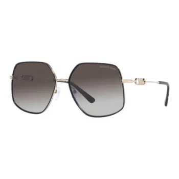 MICHAEL KORS Irregular Shape Sunglasses Men's Black