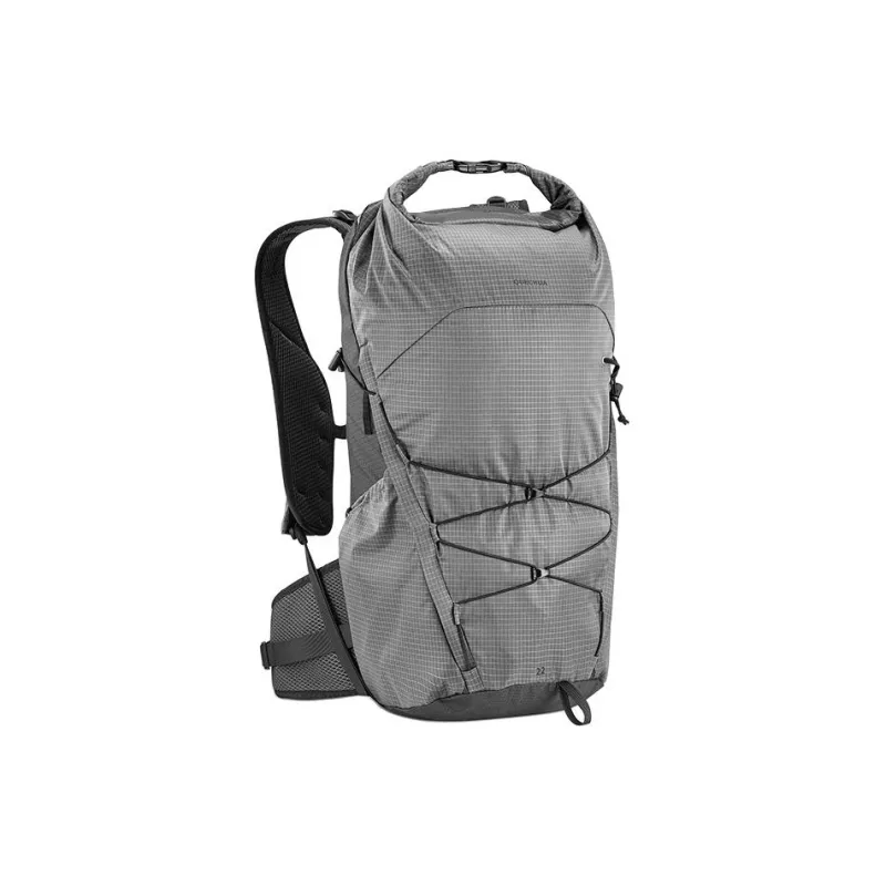 DECATHLON Polyester Outdoor Hiking Bag Backpack Regular Unisex Olive Green/Glacier Gray-6