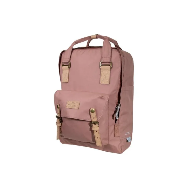 Doughnut Recycled Polyester Backpack Tubas Unisex Pink-1