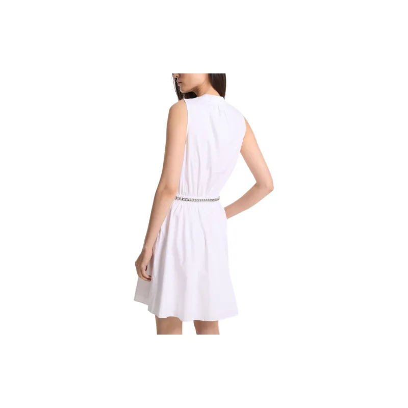 MICHAEL KORS SS24 Sleeveless Dress Women's White-1