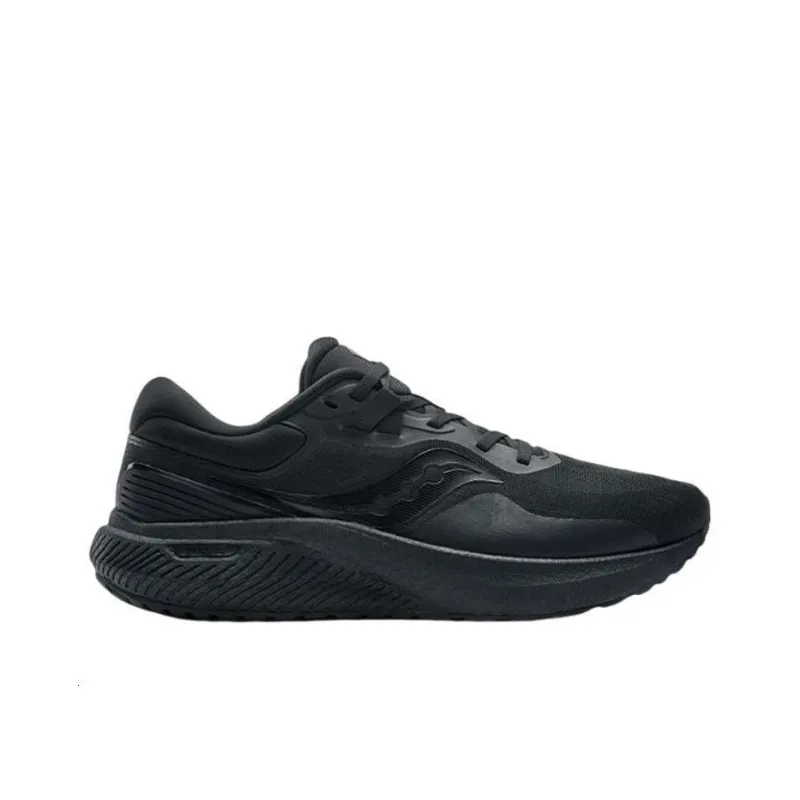 Saucony Surge 1 Cushioning, Slip Resistant, And Abrasion Resistant Low Top Running Shoes Unisex Black-1