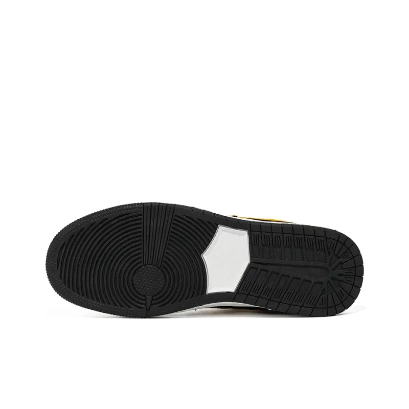 CVOJOO Gift Box Set Low Top Skateboard Shoes Unisex White Black Yellow-4
