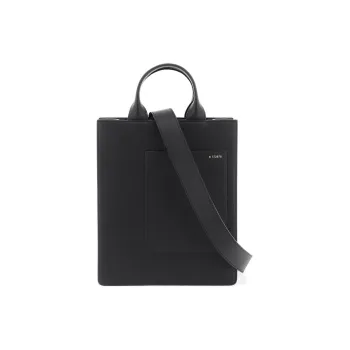 Valextra Cow Leather Handbag Mini Women's Black