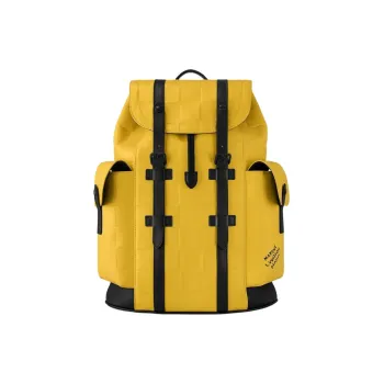 LOUIS VUITTON Christopher Mm Damier Scuba Yellow