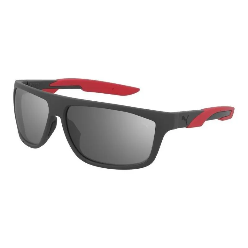PUMA Rectangular Sunglasses Men's Black-0