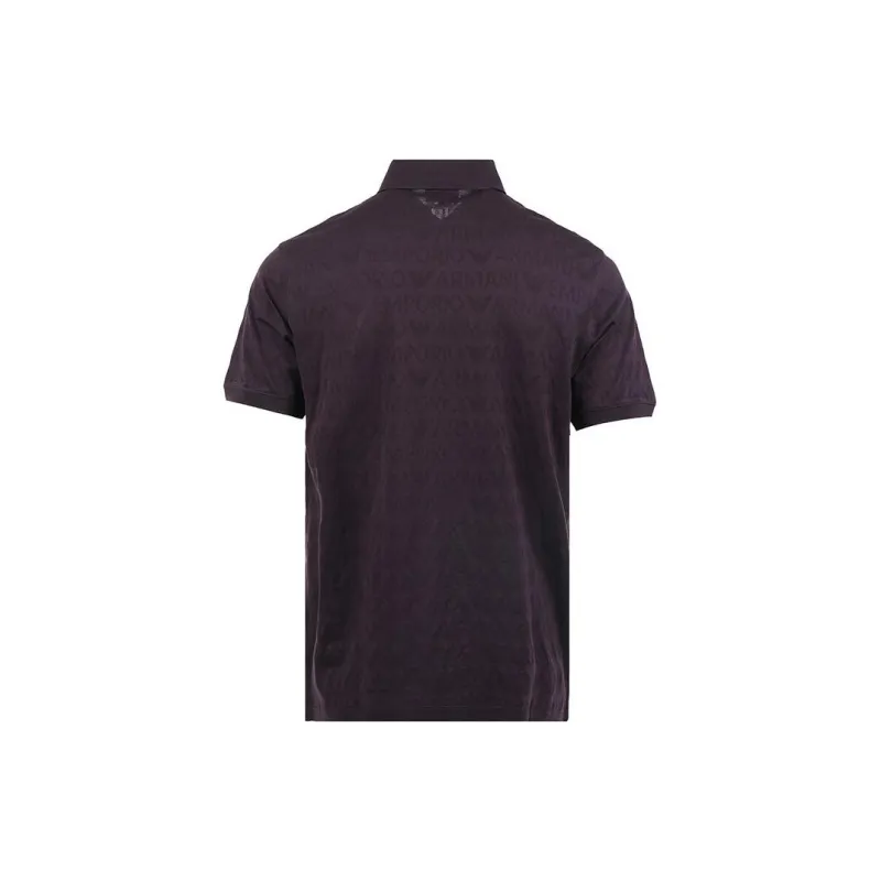 EMPORIO ARMANI Polo Shirt Men's Dark Purple-1