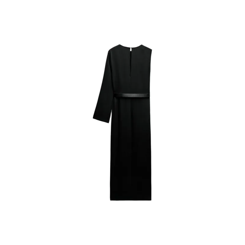 ZARA Long Sleeved Dress Women's Black-1