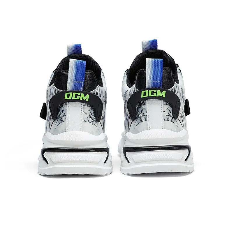 OUGLEMEN Anti-Slip And Wear-Resistant Height Increasing Low-Top Casual Shoes Men's-14