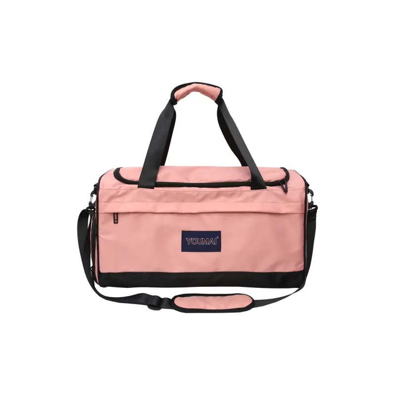NIGEER Nylon Gym Bag Large Size Unisex Black/Dark Gray/Pink/Red/Green/Khaki/Blue-4