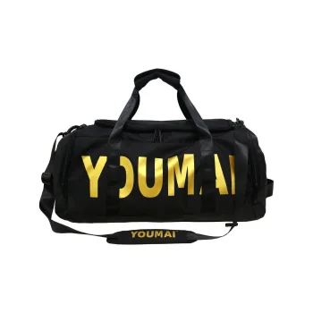 NIGEER Nylon Gym Bag Large Size Unisex Black/Pink/Yellow/Red/Gray