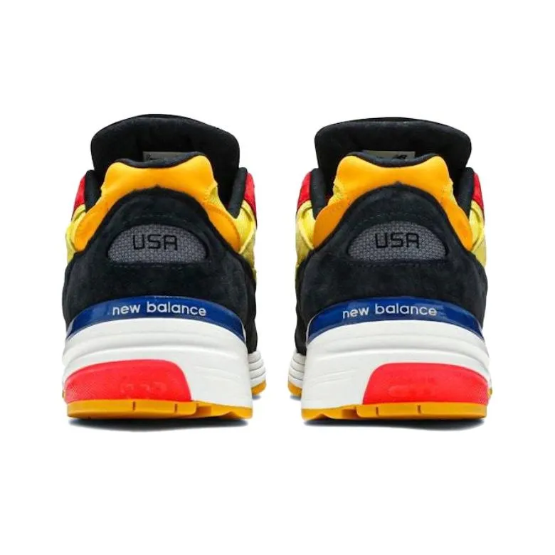 New Balance 992 Yellow Red-3