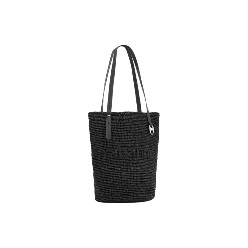 Paco Rabanne Wool Handbag, Shoulder Bag Regular Women's Black-1